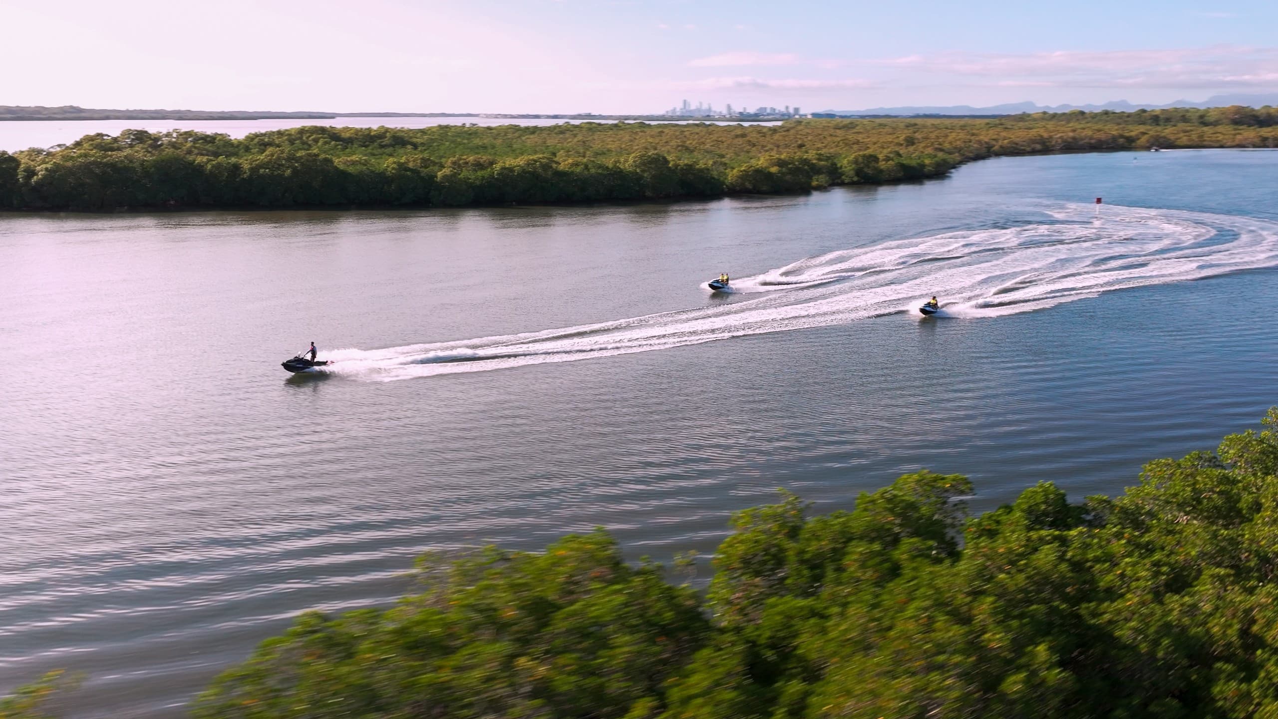 Gold Coast Mangrove Jetski Safari from Sanctuary Cove