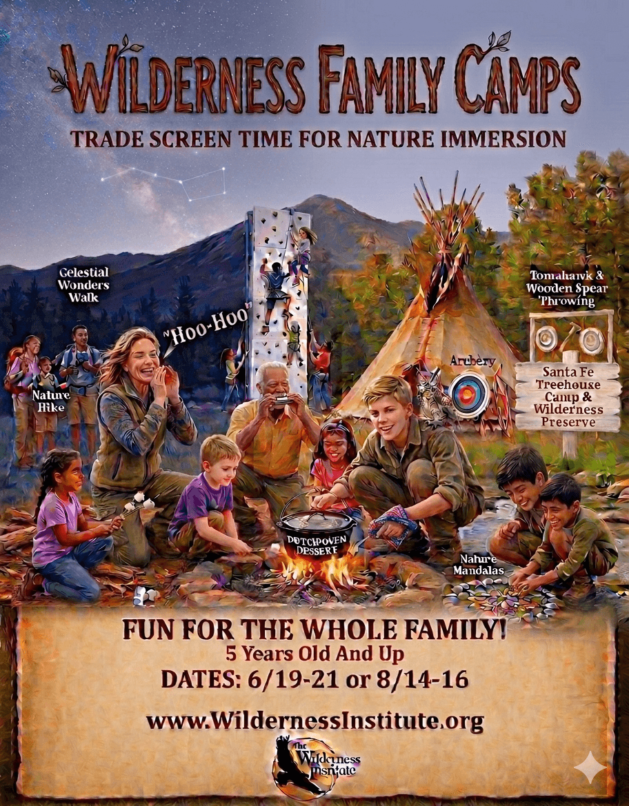 Weekend Wilderness Family Camp Near Santa Fe: Skills, Campfires & Night Hikes