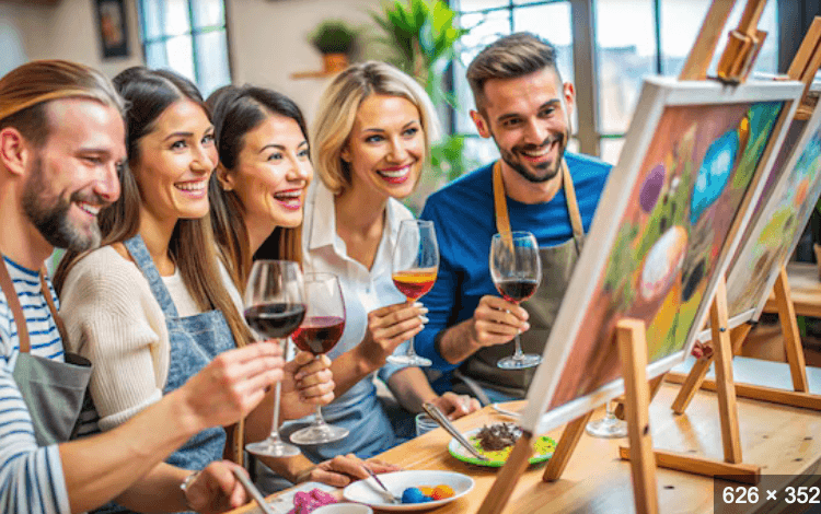 Public Paint & Sip: Fun Artistic Experience Across the USA