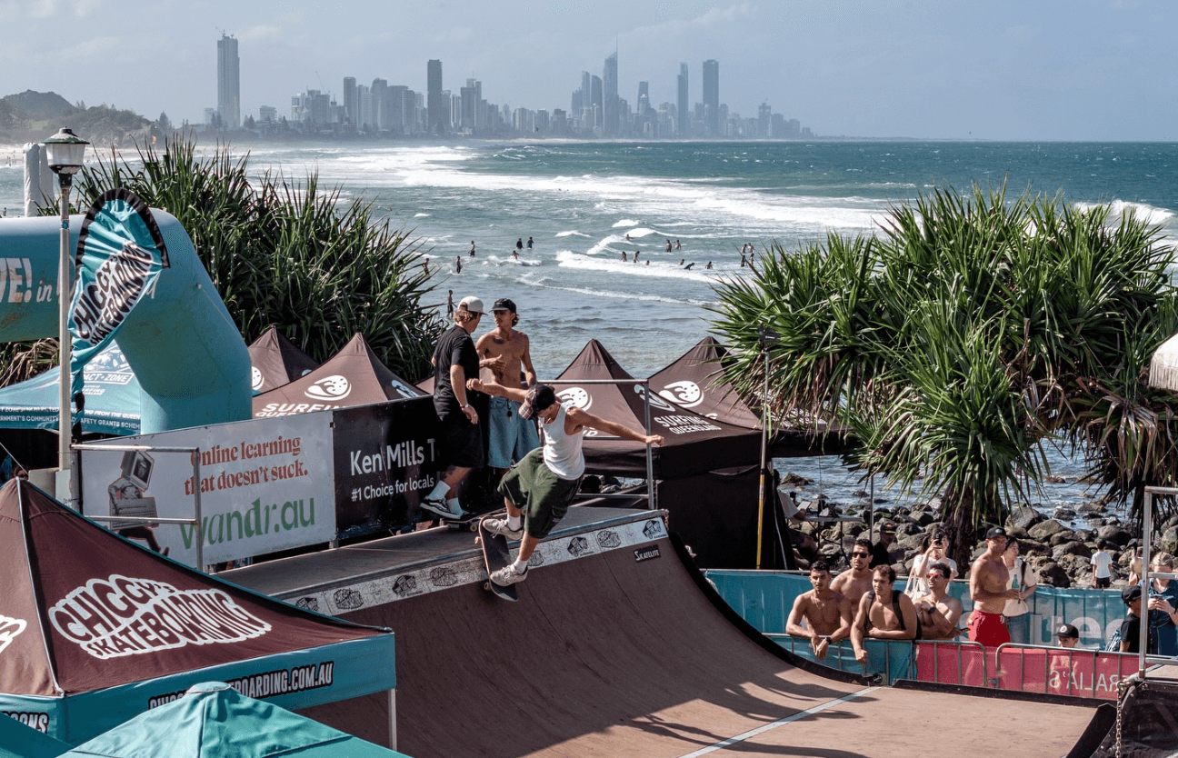 Portable Halfpipe Sessions: Gold Coast Free Skate Lessons at Burleigh Heads