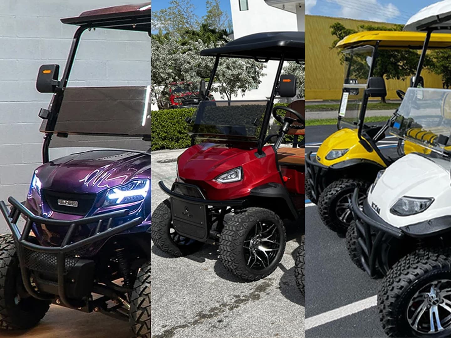 Luxury 6-Seater Electric Golf Cart Adventure in Fort Lauderdale