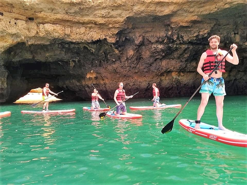 Stand Up Paddle & Cave Tours with Albufeira Surf4Fun in Algarve