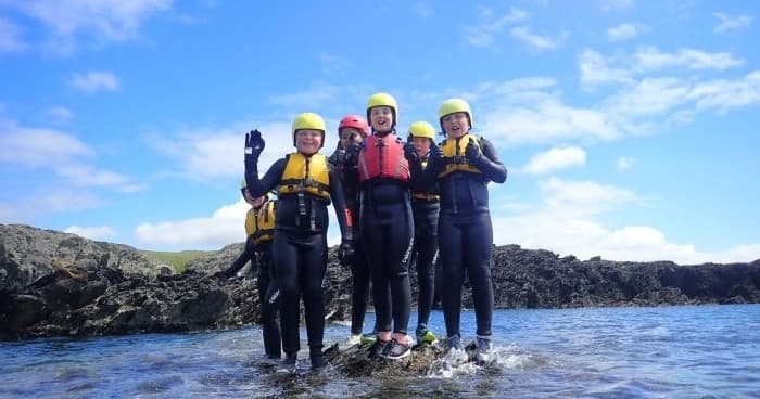 Coasteering with B-Active Rhoscolyn in Holyhead