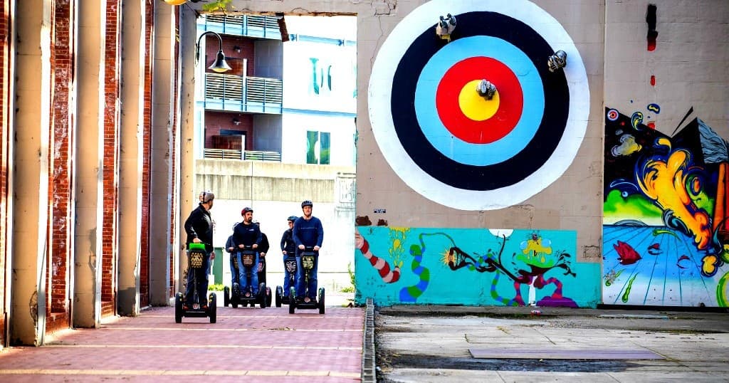 Glide Through Richmond: Exploring Vibrant Street Art on a Segway Tour