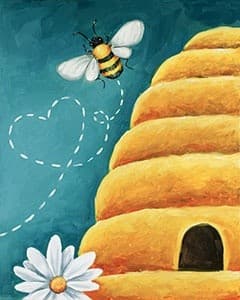 Paint-and-Play: Mama Bee Guided Painting Classes in Woodbury, MN