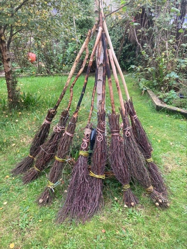 Crafting Tradition: Besom Broom Making Workshop Near Belfast for Samhain