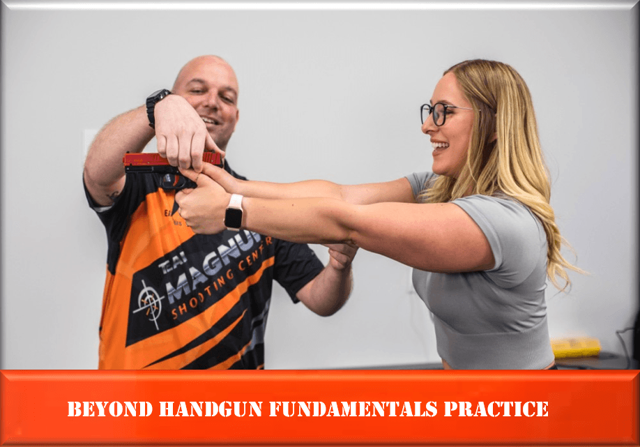 Handgun Shooting Practice at Magnum Shooting Center