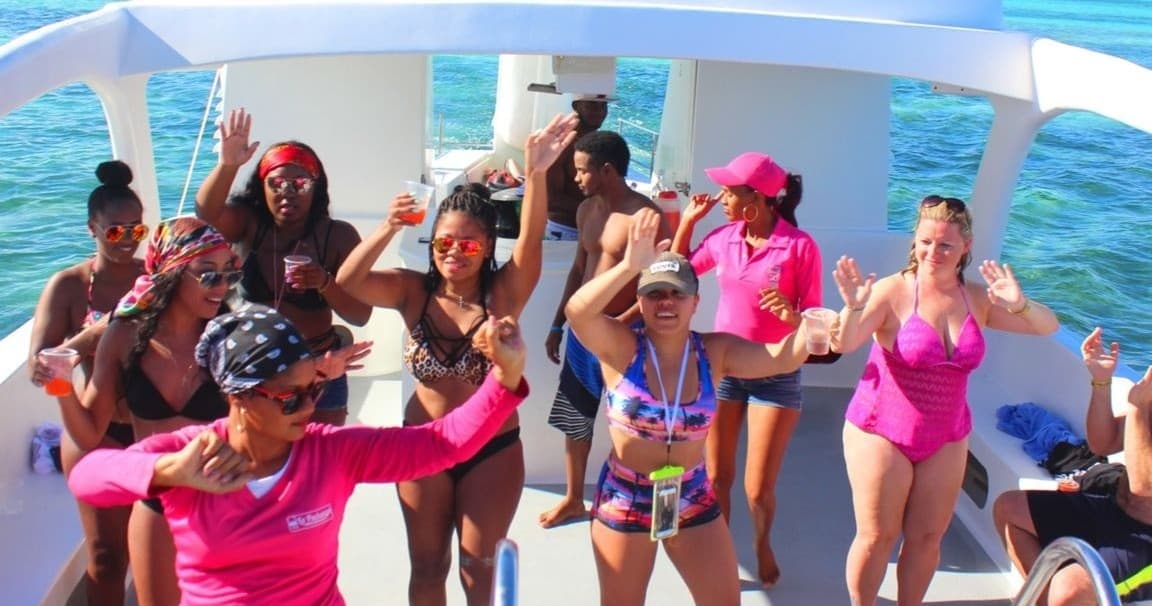 Fishing & Party Boat Combo with Pink Cat Punta Cana
