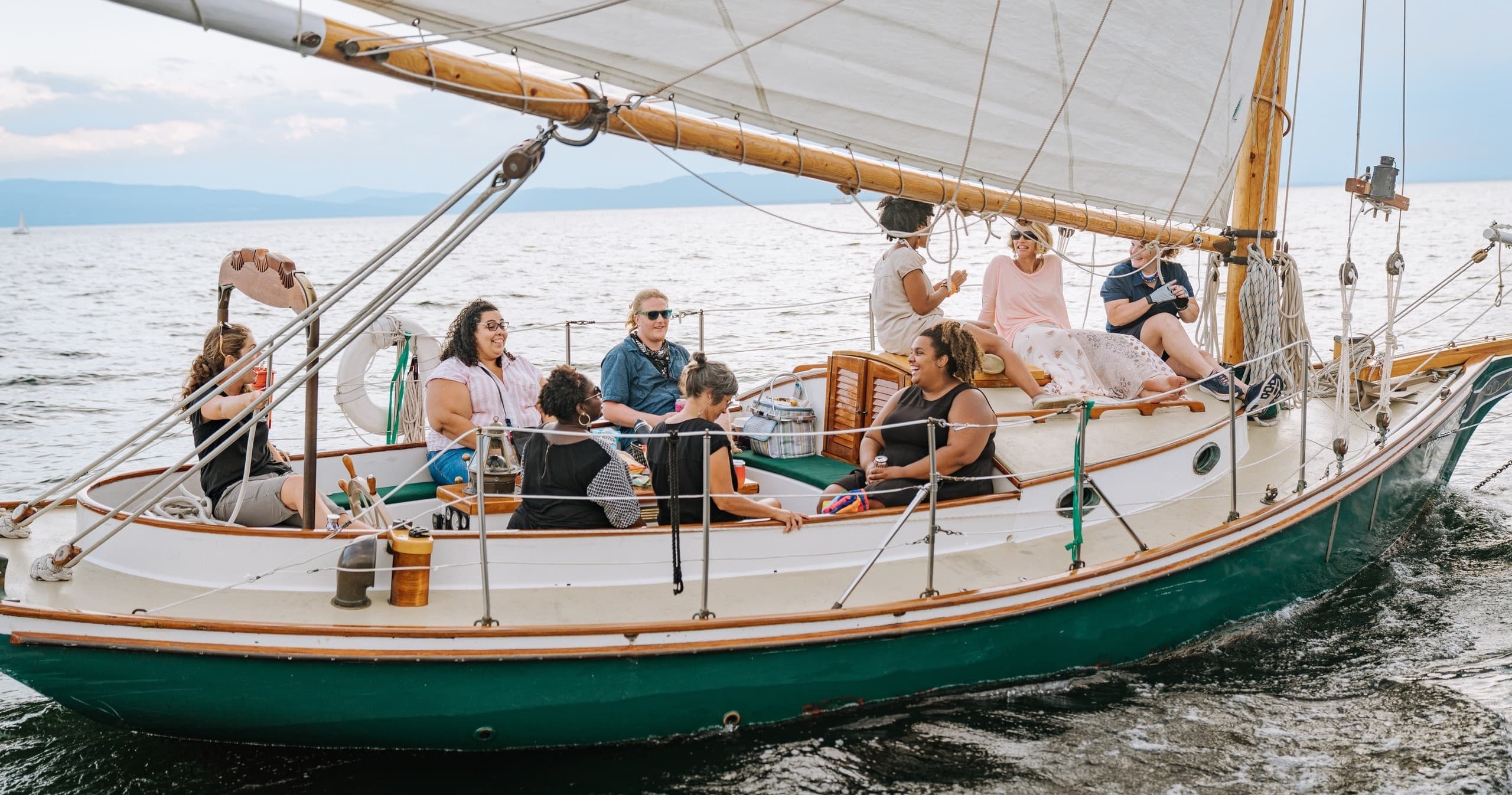 Sail Lake Champlain on a Historic Friendship Sloop: Two-Hour Public Daytime Cruise from Burlington photo 4