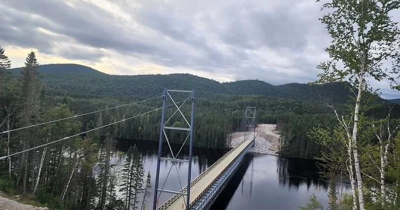Half-Day Hike on Rivière Péribonka: la passerelle du 49e parallèle at Lac-Saint-Jean photo 1