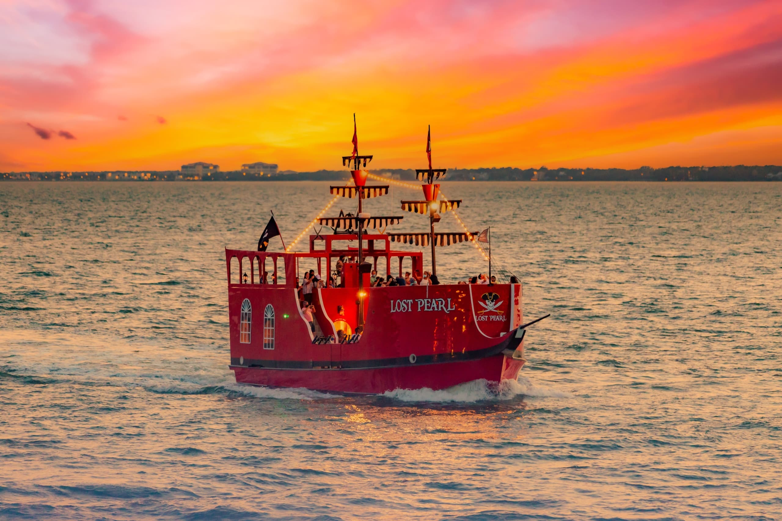 Sunset Private Charters: Pirate-Themed Private Cruises & Dolphin Sightings on Tampa Bay