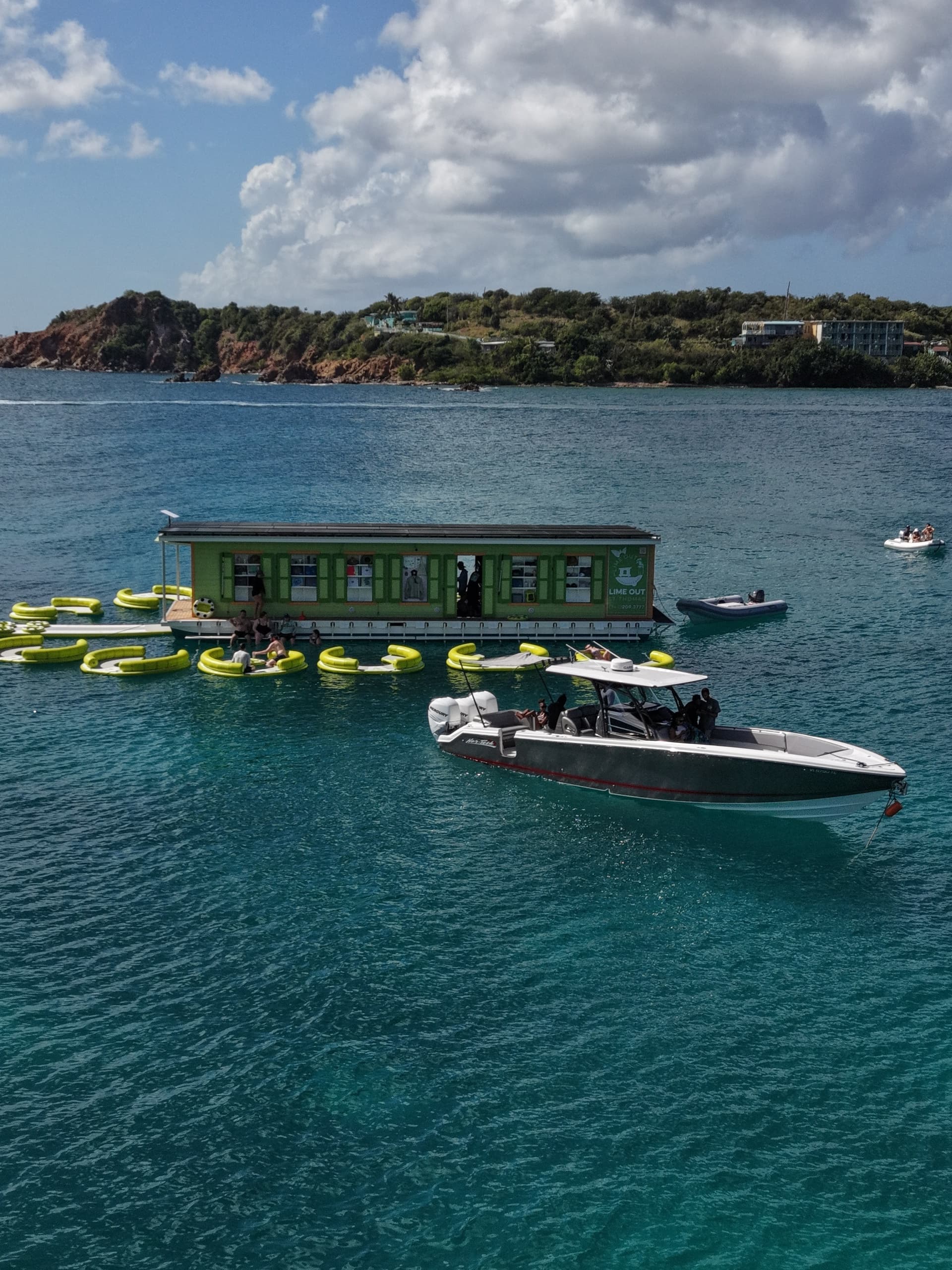 Luxury USVI Full Day Charter: Swim with Sea Turtles, Snorkel St. John & Beachside Dining
