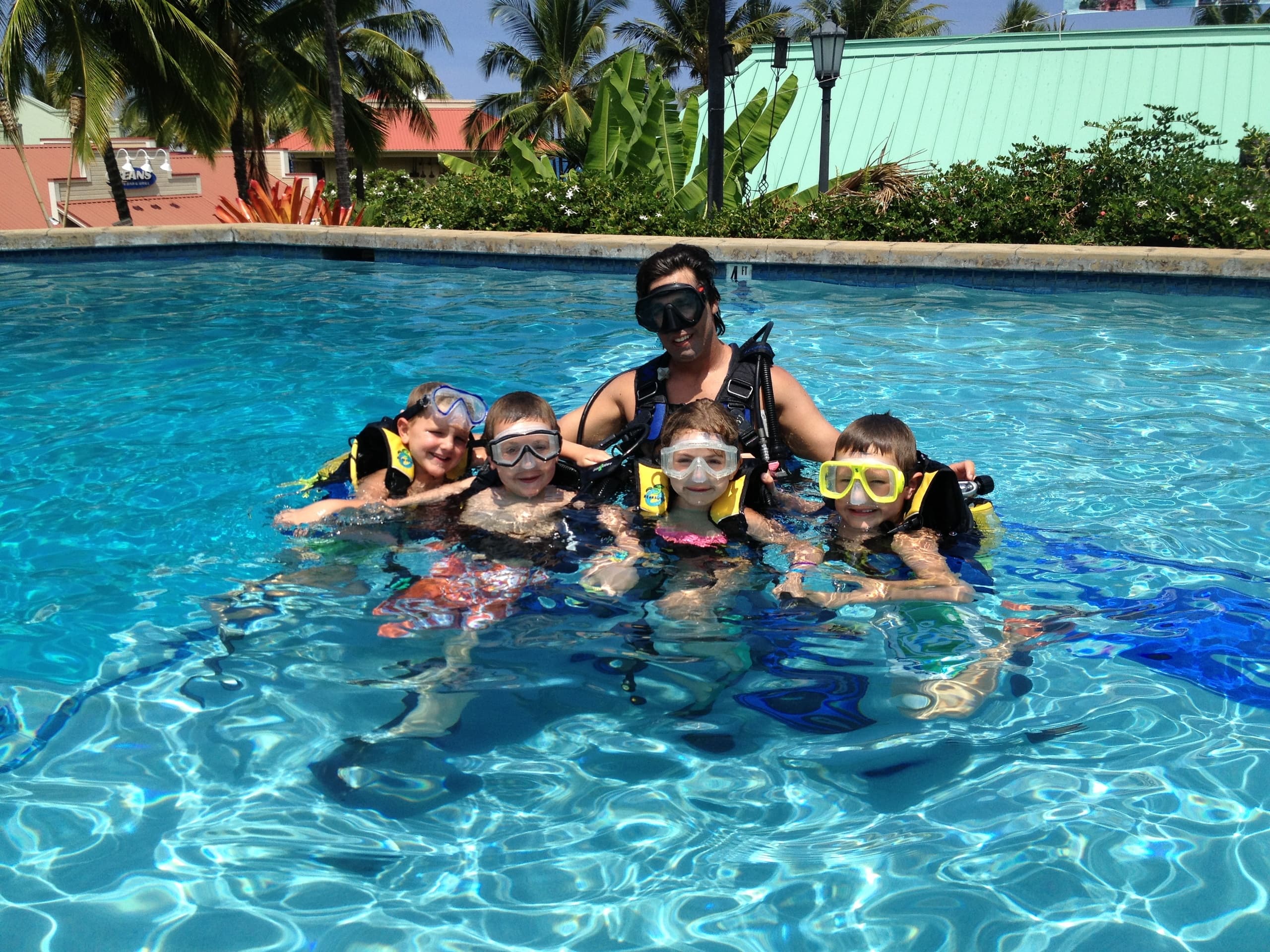Water Activities at Keiki Sea Camp in Kona, Hawaii
