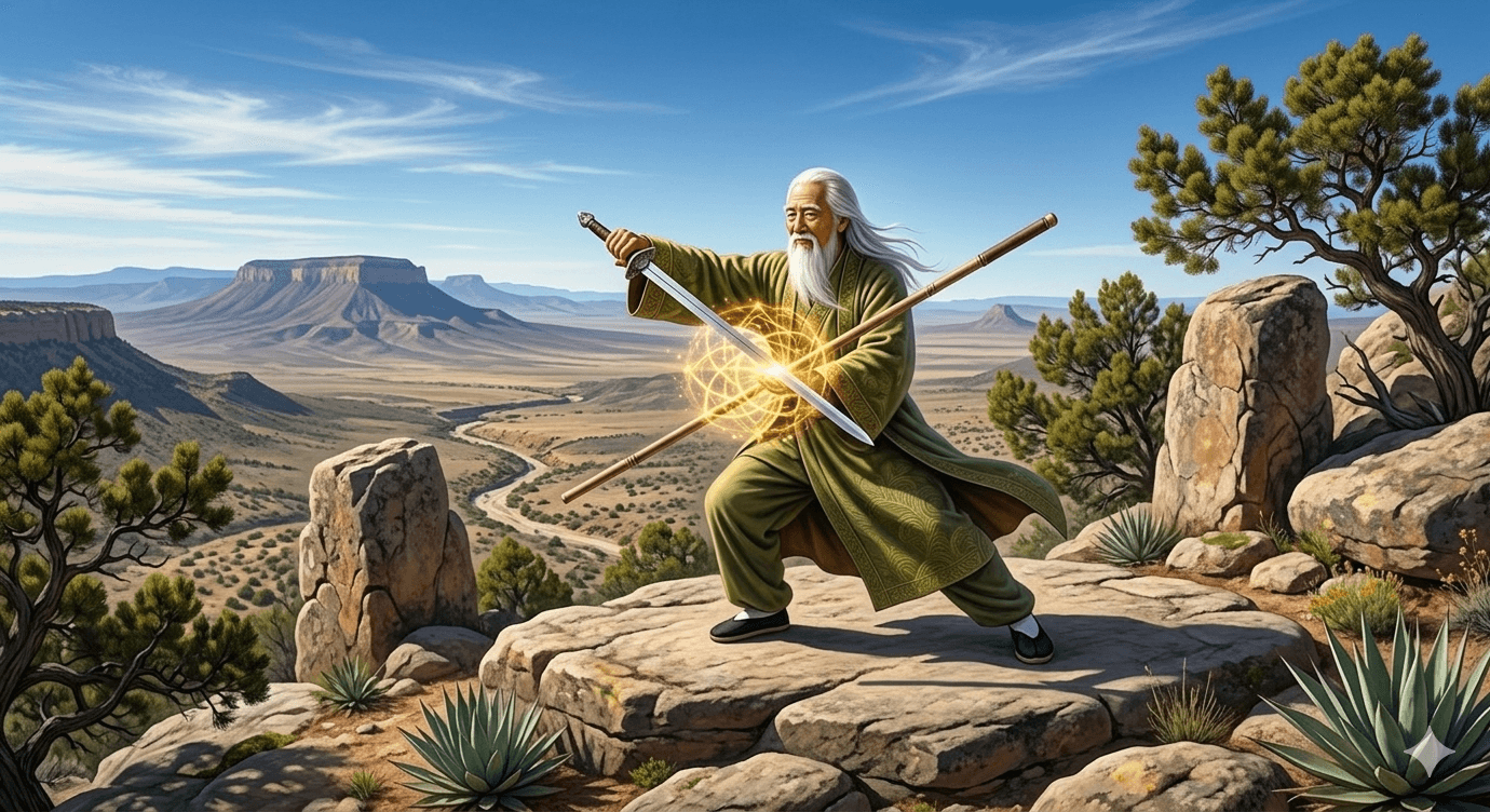 Santa Fe Sword & Staff Morning: TAITN’ SWORD/STAFF Movement Meditation
