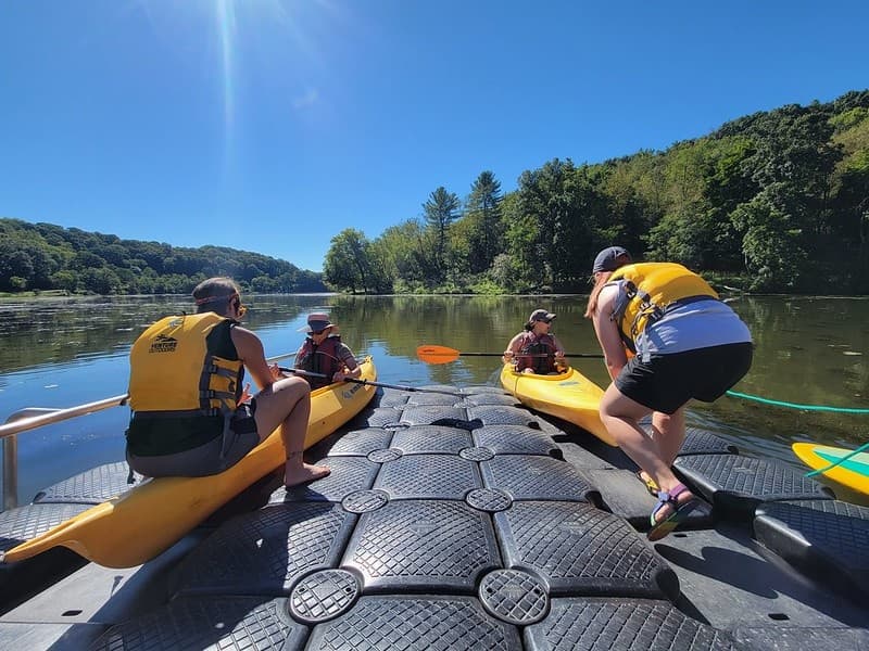 Kayaking Launch at North Park with Venture Outdoors