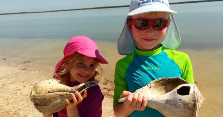 Family Boating, Shelling & Fishing with Aquaterra Excursions in Chokoloskee