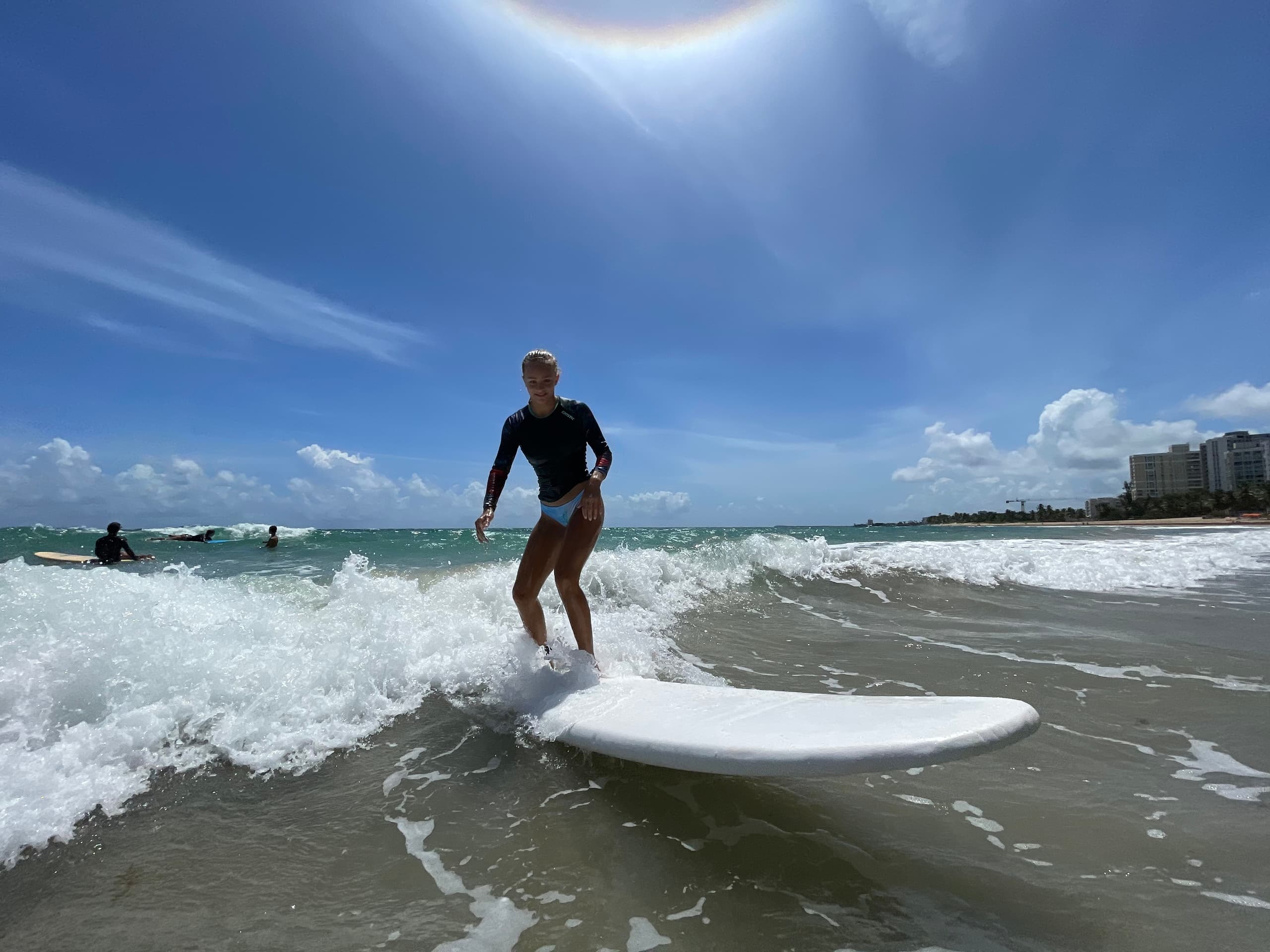 Group Surf Lessons at La Punta Surf Club, San Juan