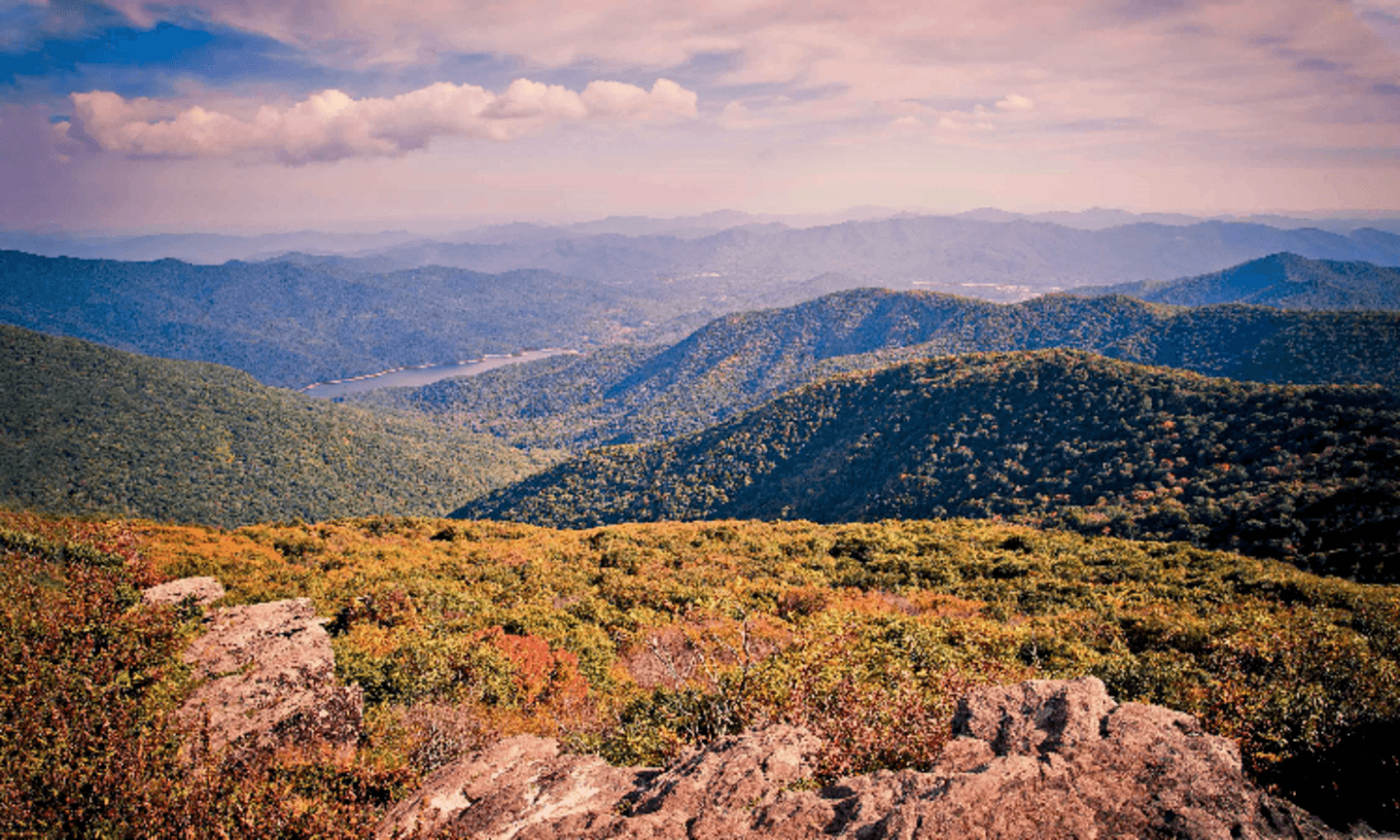 Sunset Hike with Panoramic Views on the Blue Ridge Parkway