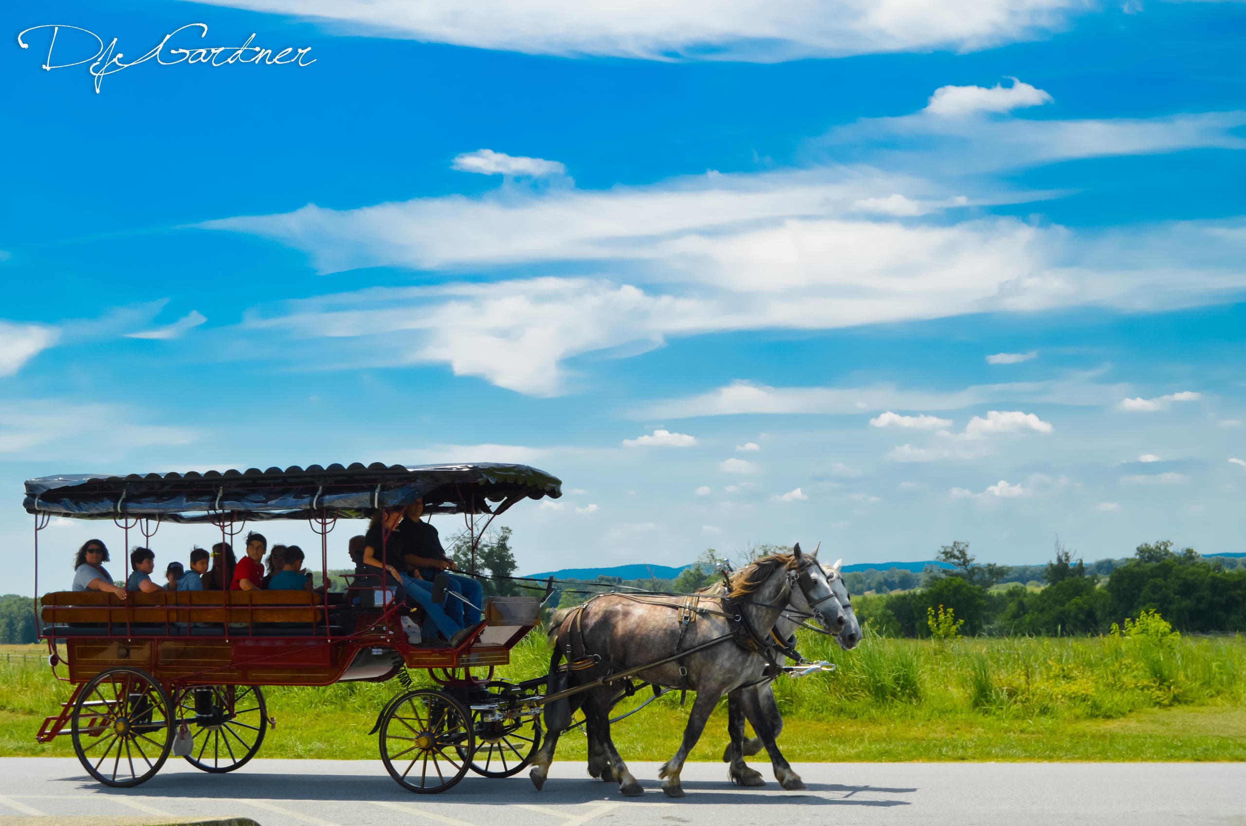 Explore Gettysburg’s Battlefield South by Horse-Drawn Carriage