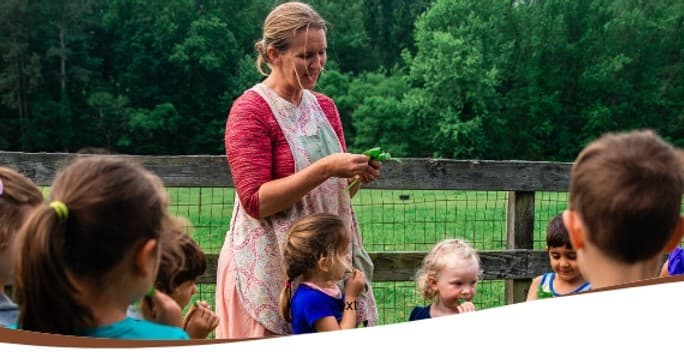 Sun Star Farm Parent/Child Class: Outdoor Animal Encounters & Puppet Tales in Apex, NC