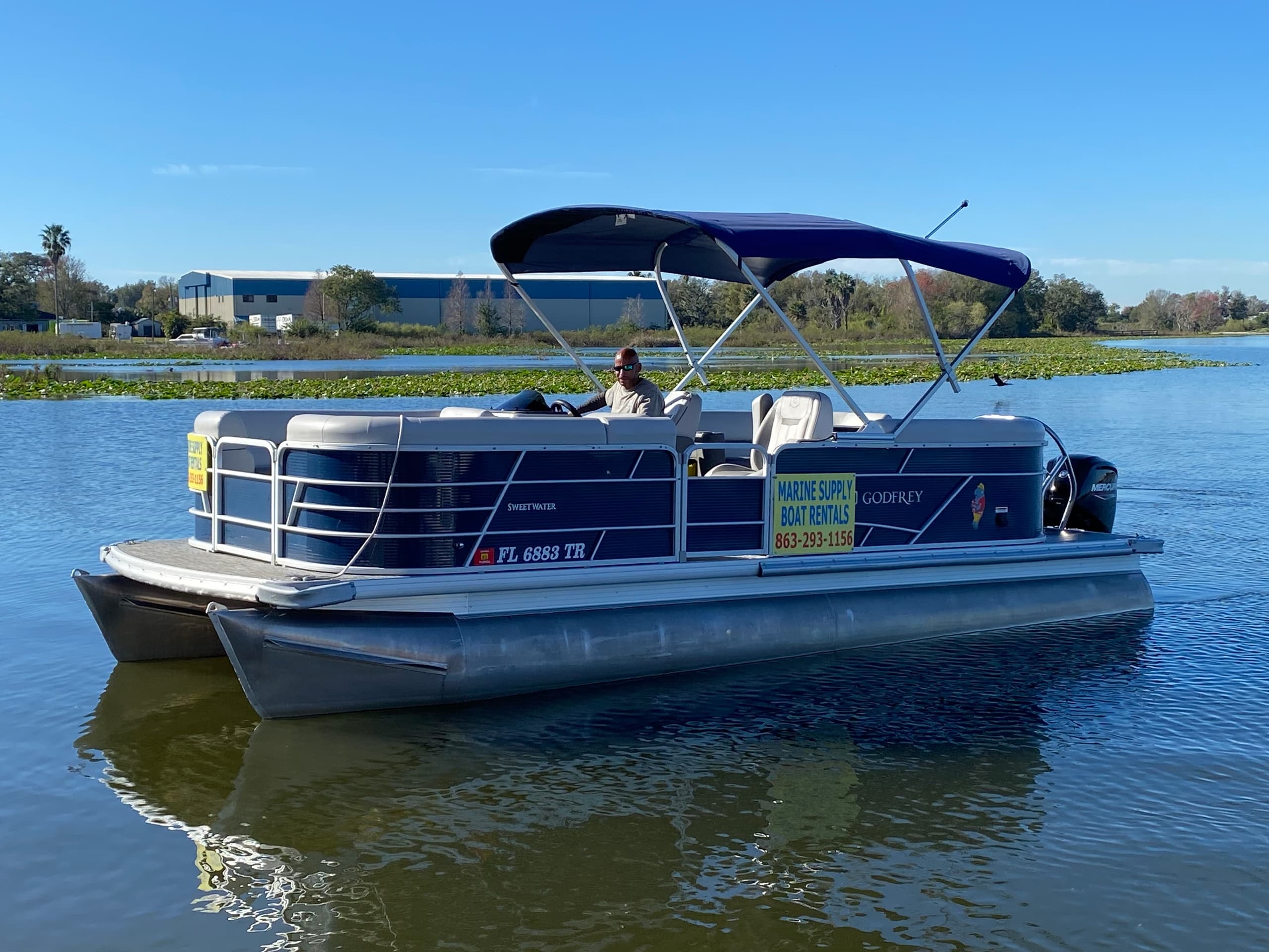Pontoon Boat Rentals on Florida's Chain of Lakes