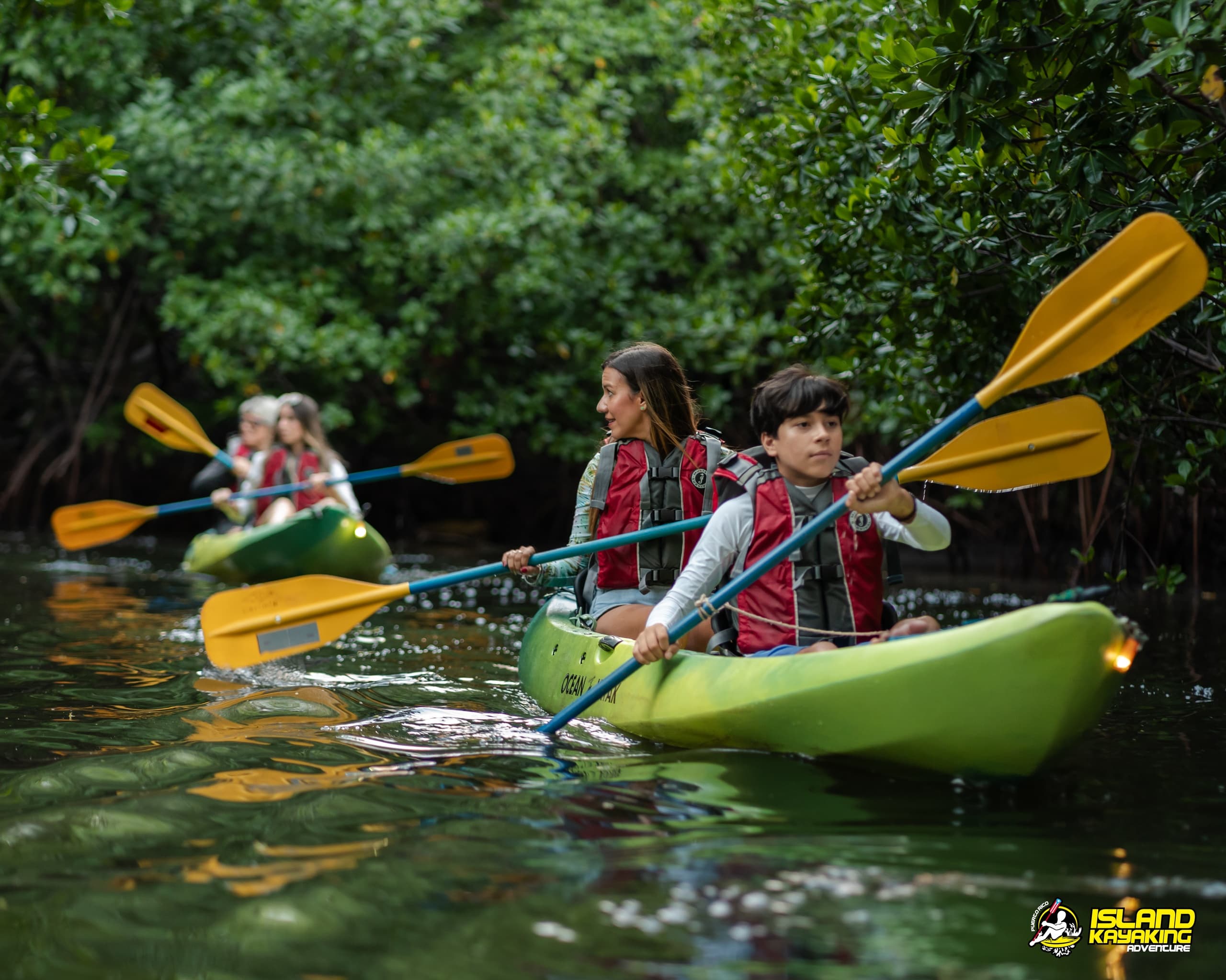 Island Kayaking Adventure fleet