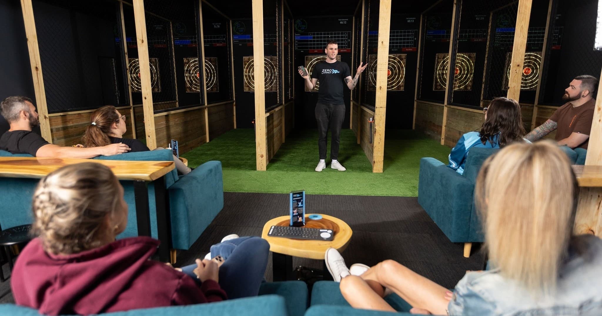 Land-Adventures at Zero Latency Gold Coast: Axe Throwing Experience