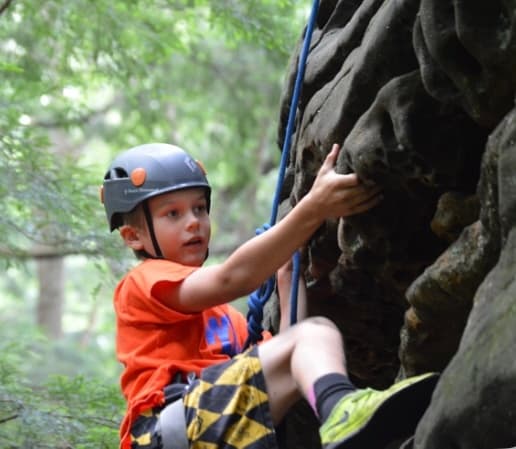 Rock Climbing in Hocking State Forest with TrekNetwork