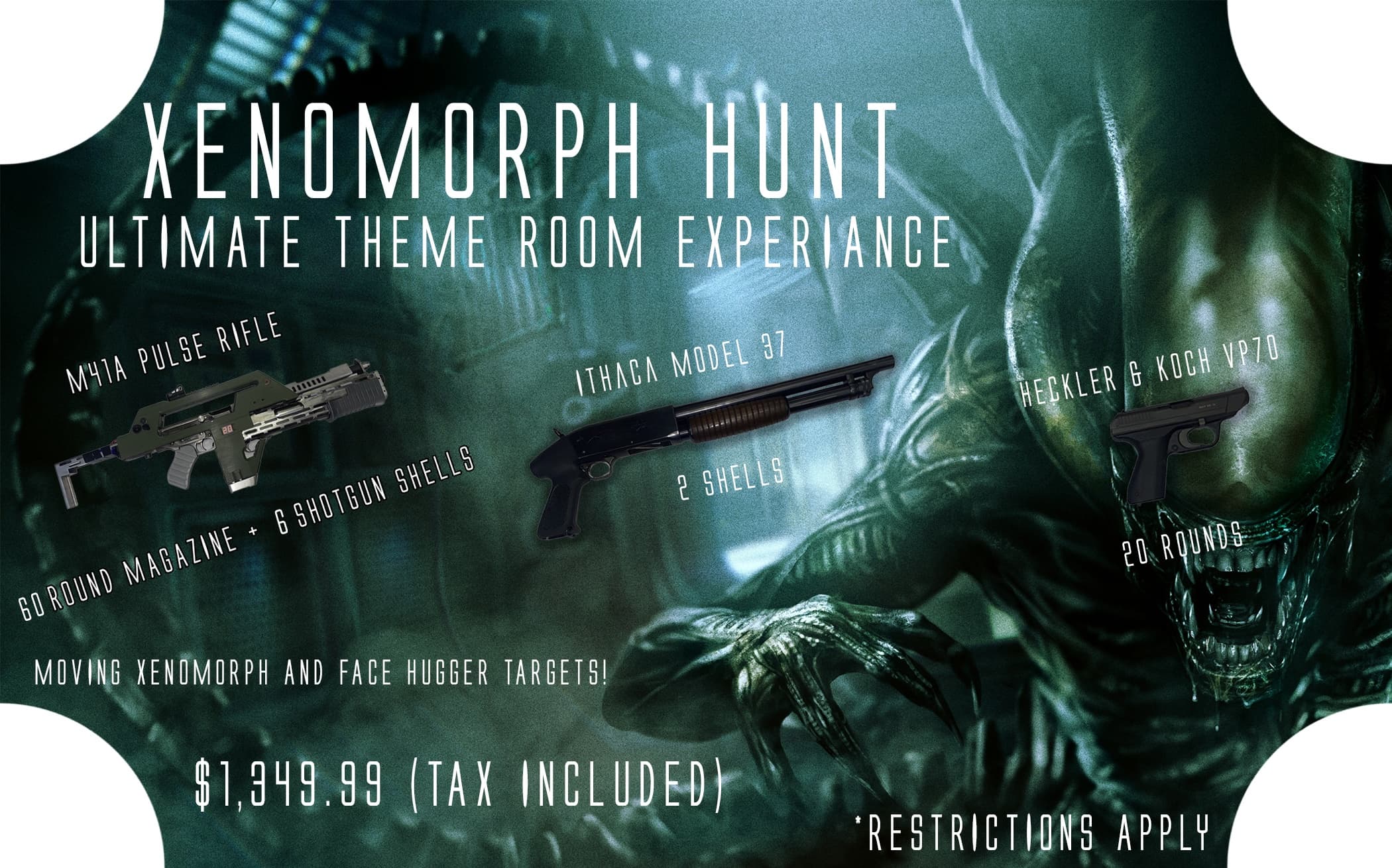 Xenomorph Hunt VIP Experience in Las Vegas, Nevada