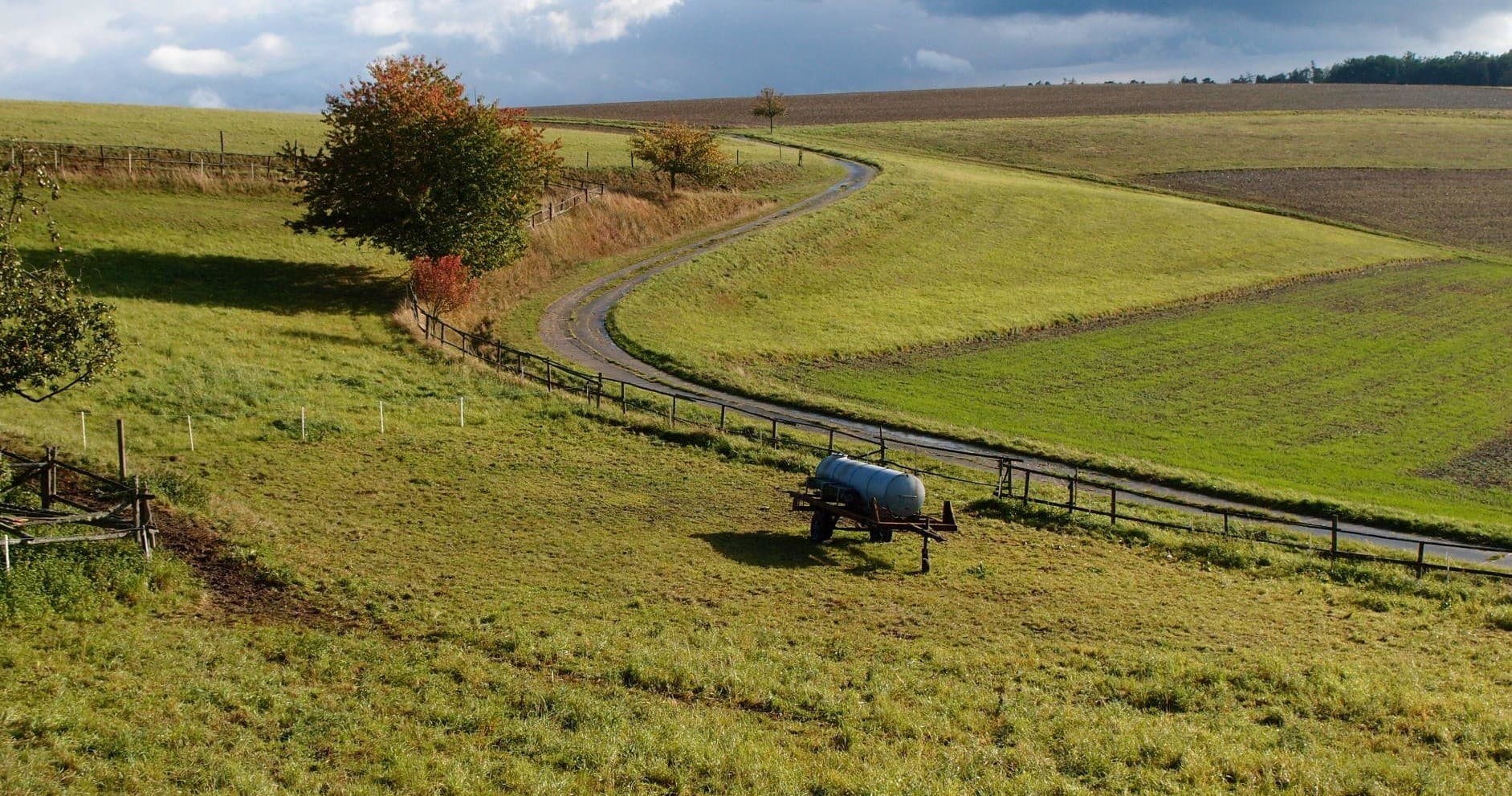 Rolling farmland and country lanes for scenic bike tours