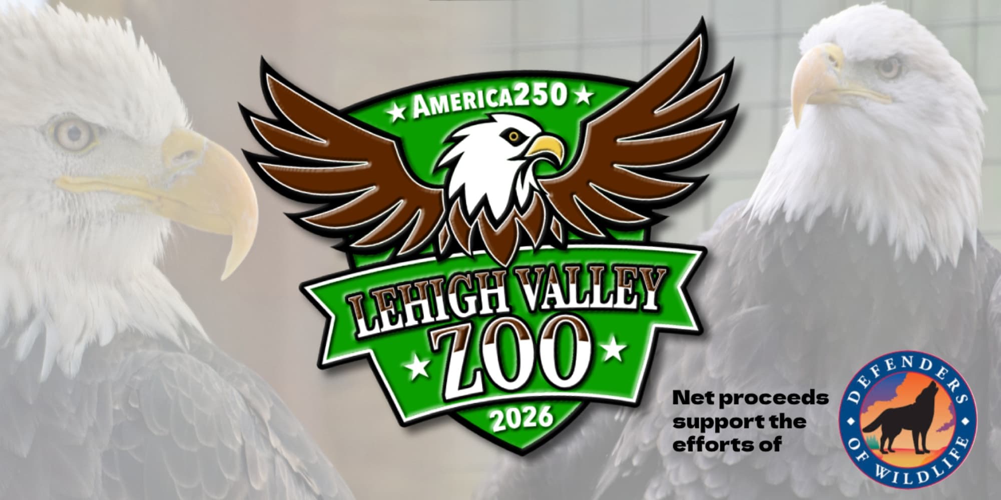 Lehigh Valley Zoo 2026 Conservation Pin: Support Bald Eagles & Wildlife