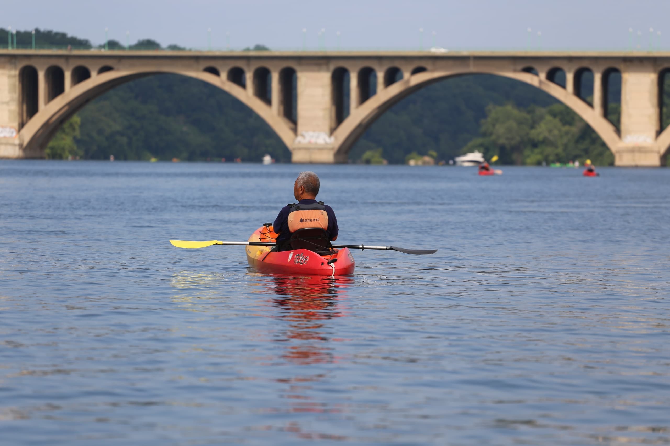 Single Kayak Rental Adventure at Thompson Boat Center, DC