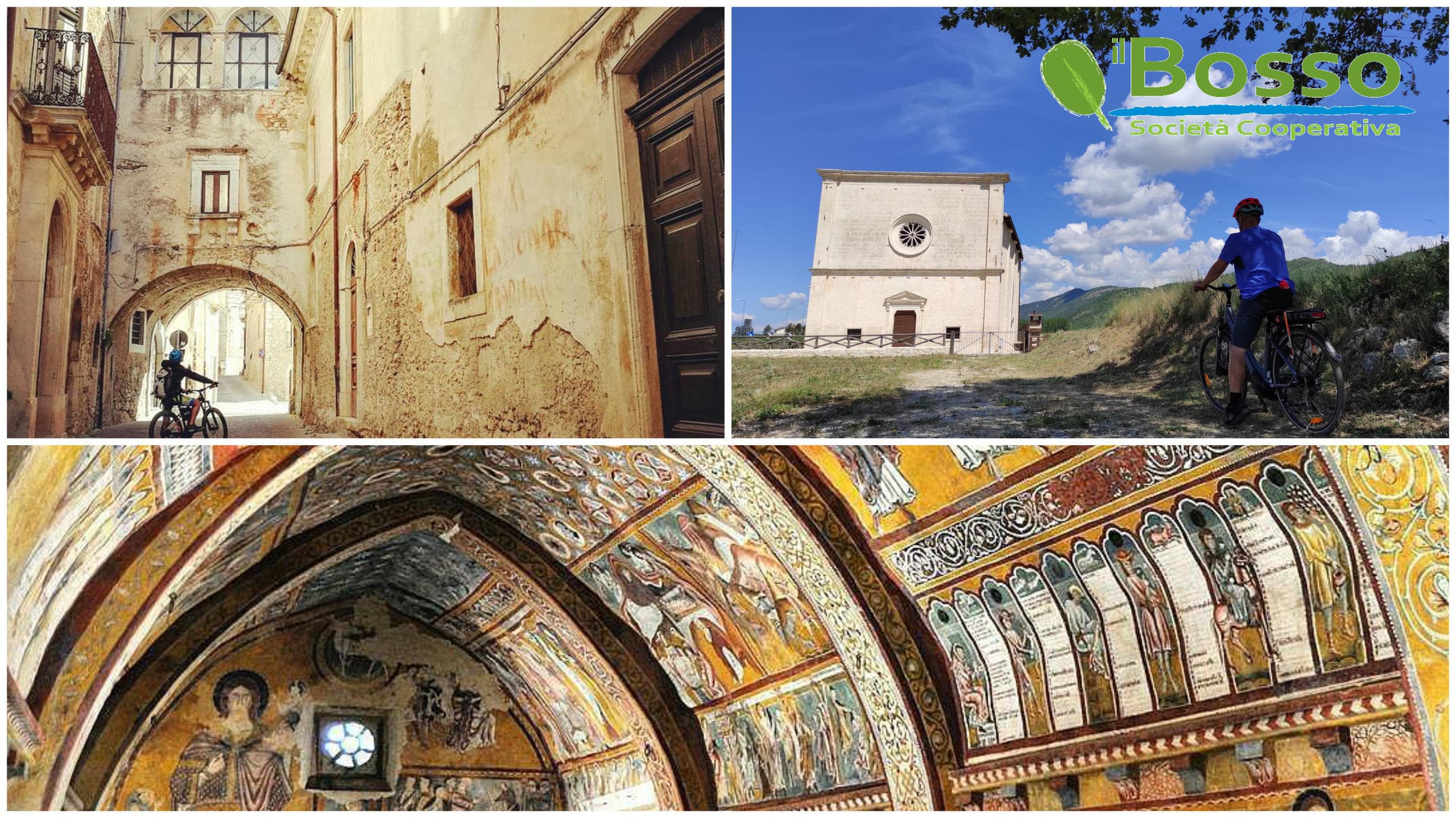 Bike Adventure & Cultural Tour at Navelli with Cooperativa Il Bosso