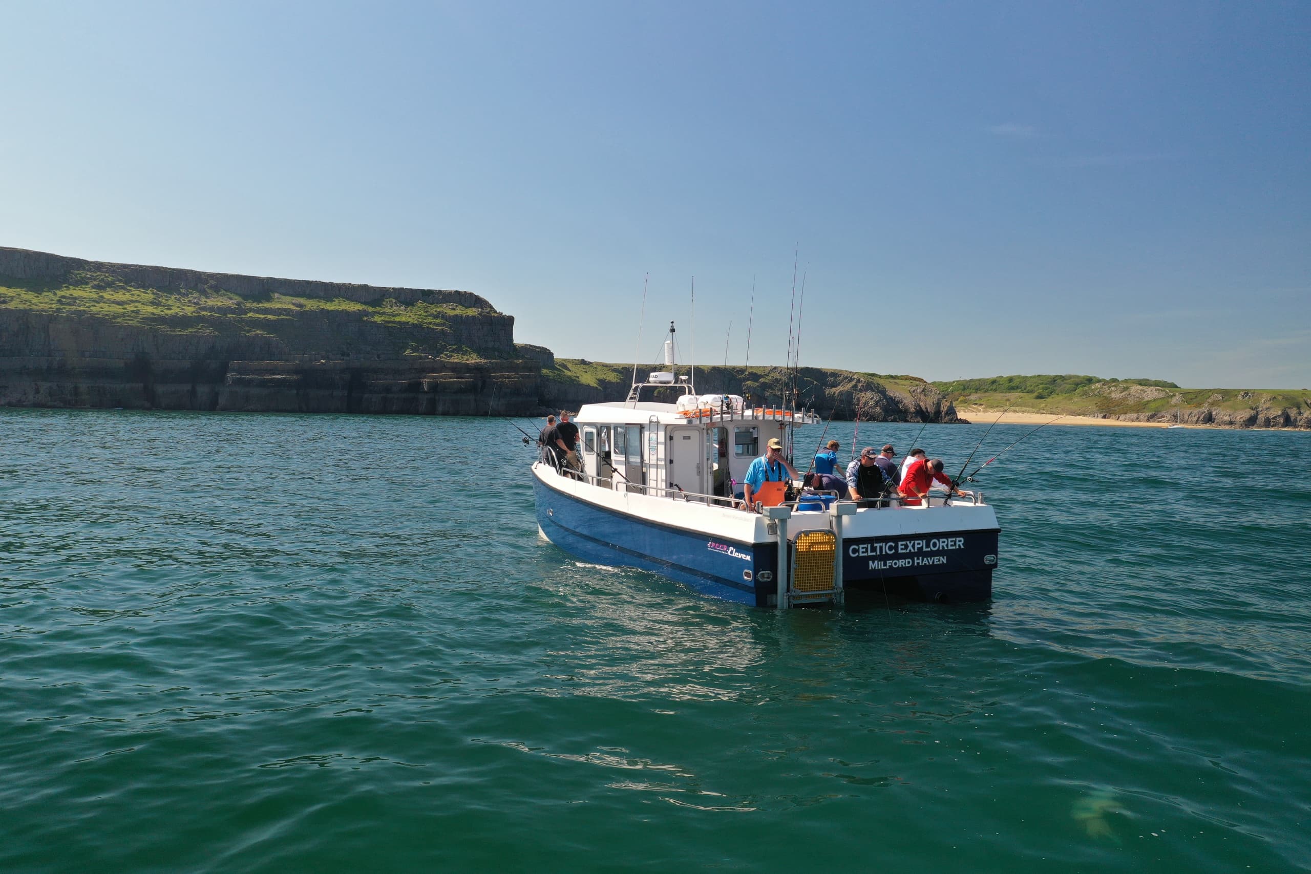 Fishing Adventure in Pembrokeshire with Pembrokeshire Boat Charters