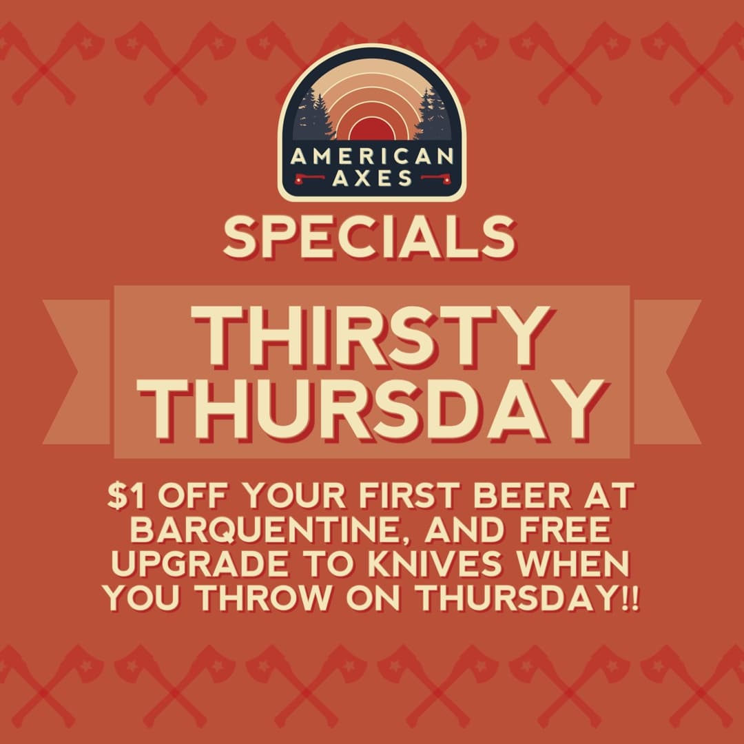 Thirsty Thursday Axe Throwing in Edgewater, Colorado
