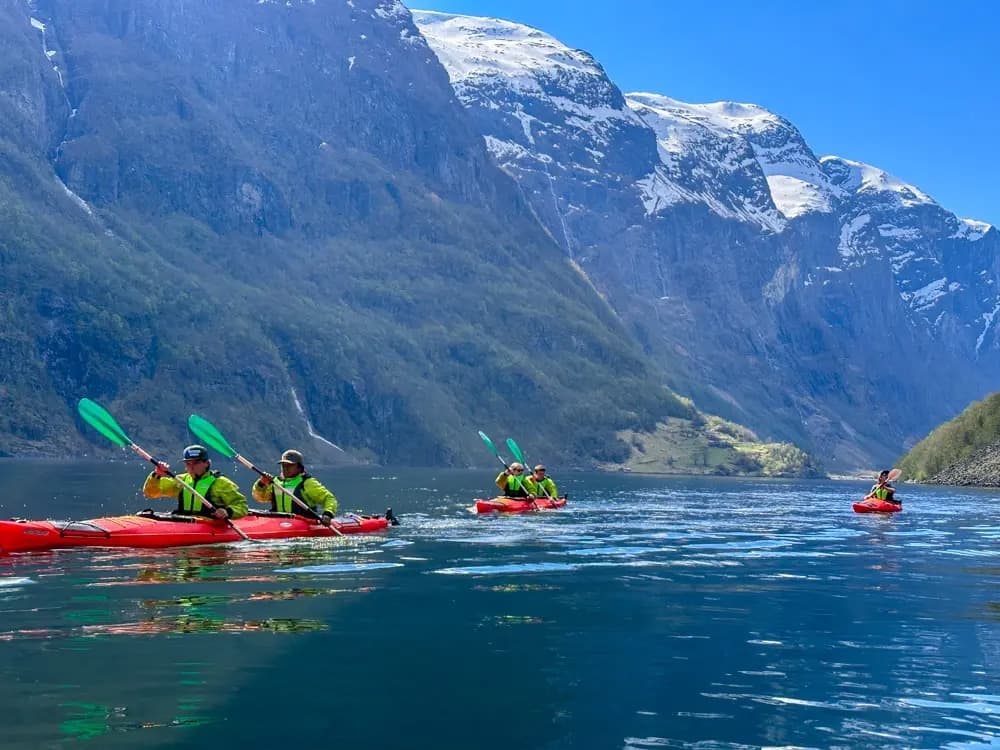 Fjord Kayak with Outdoor Norway in Nærøyfjord, Norway