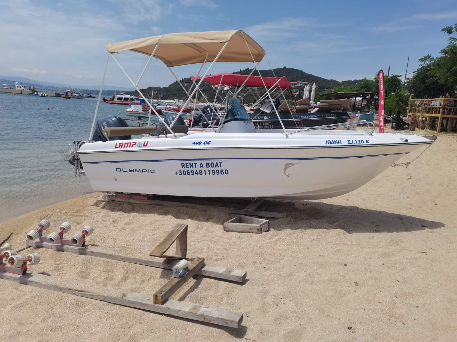 Boat Charter: Olympic 490 cc - Water Adventures in Lampou