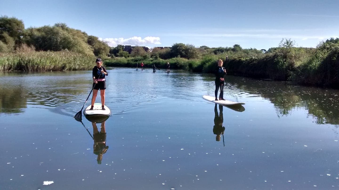 Water Activities: Stand Up Paddleboarding at Mudeford Quay