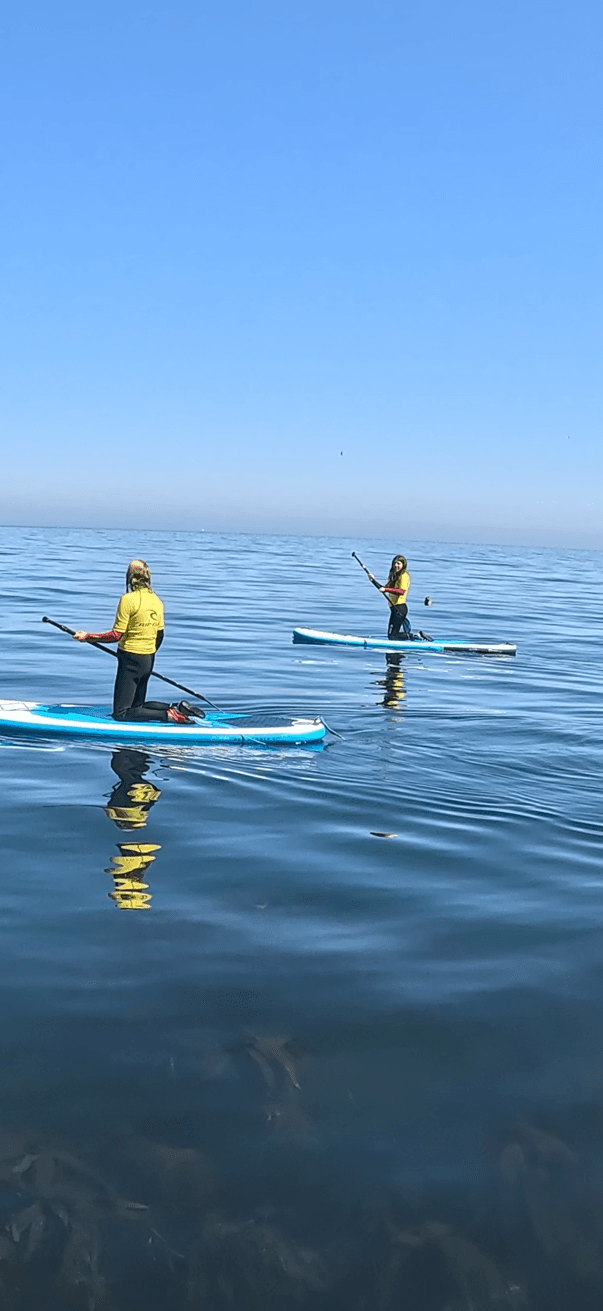 Stand-up Paddleboarding at Cayton Bay with Scarborough Surf School