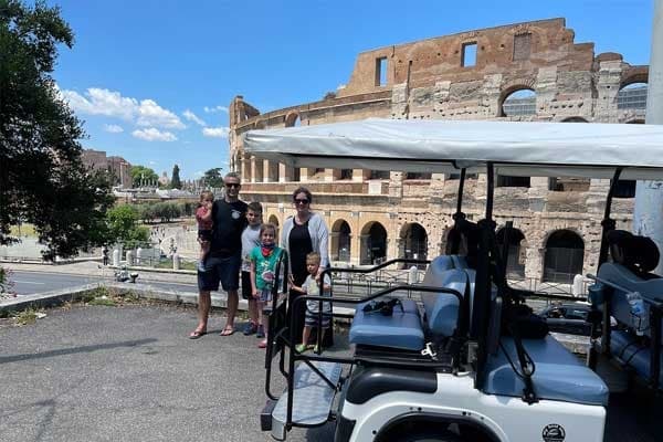 Rome Sightseeing Golf Cart & Walking Tour Highlights