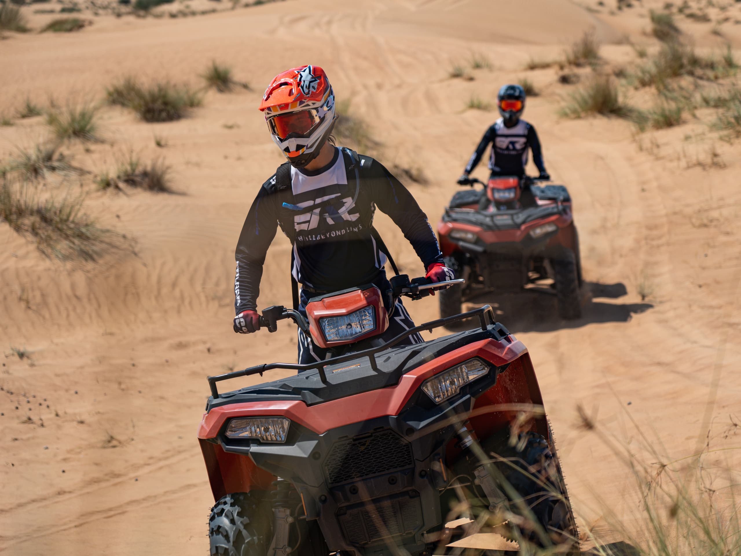 Thrilling 1 Hour Quad Bike Tour with SAZ in Dubai Desert