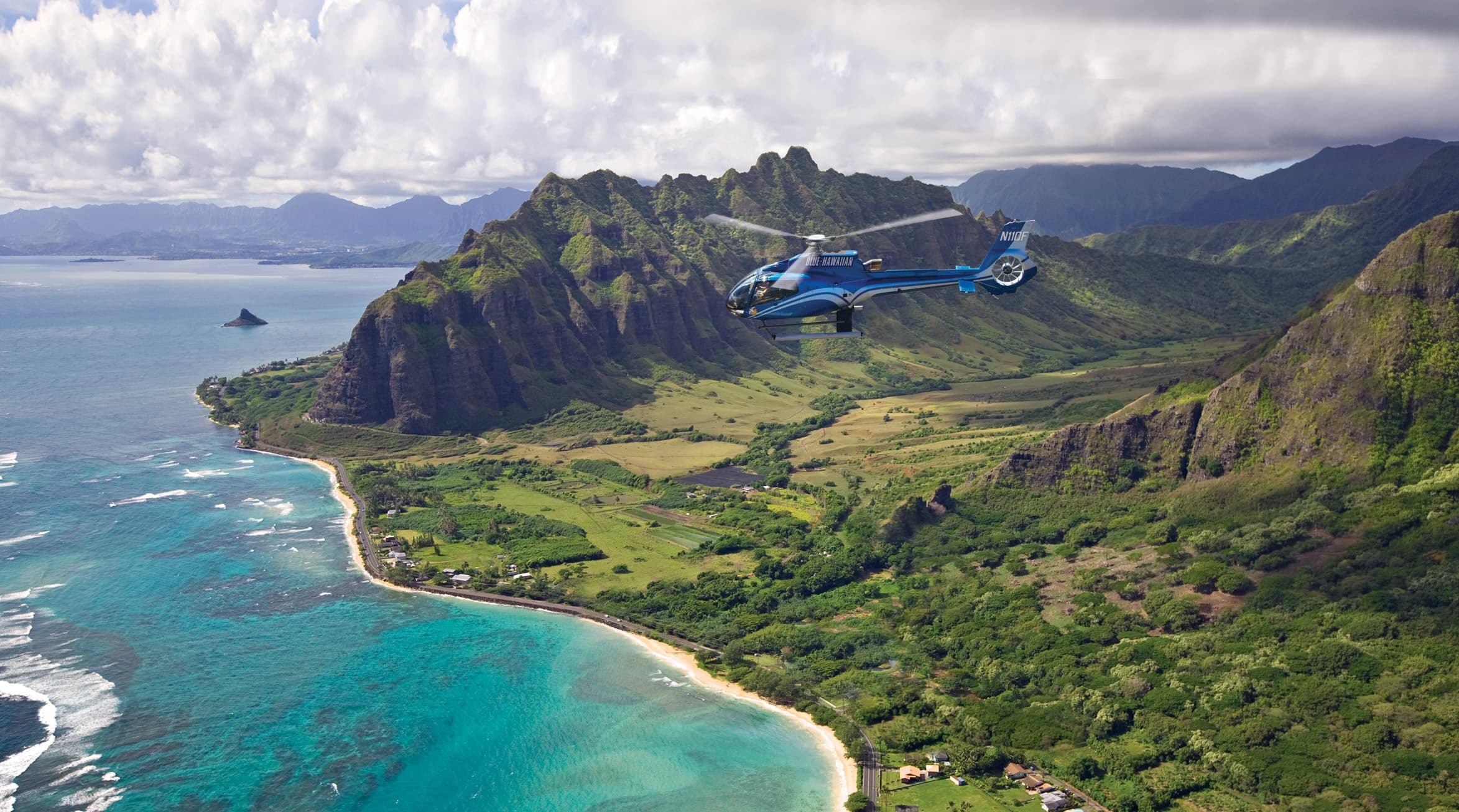 Blue Skies of Oahu: Private Helicopter Tour in Honolulu