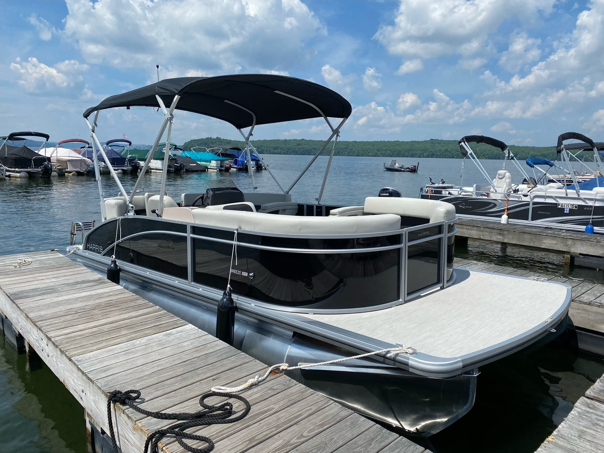 2024 Harris Breeze Pontoon Tour on Lake Wallenpaupack