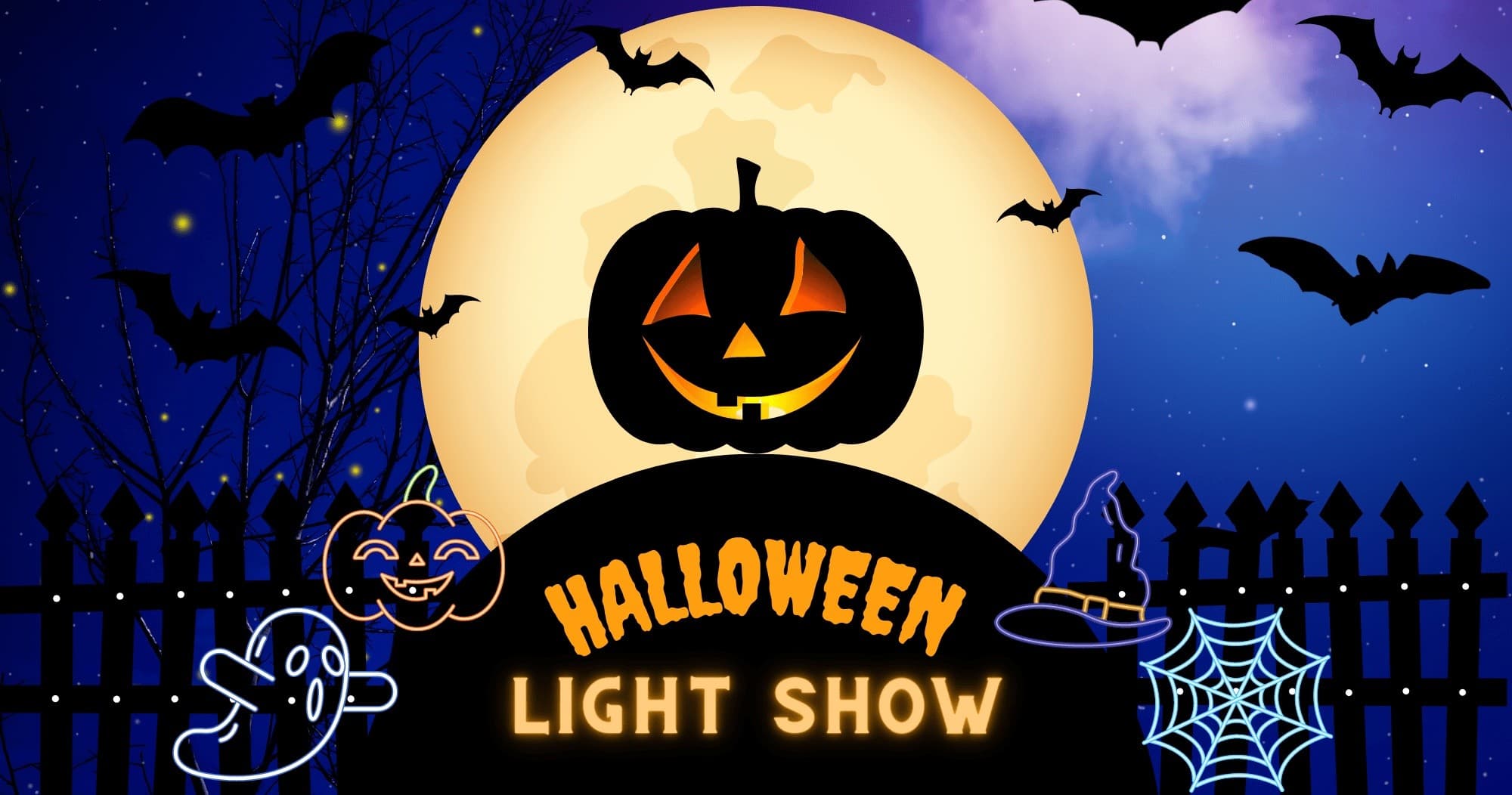 Halloween Light Show Experience at Demarest Farms, NJ