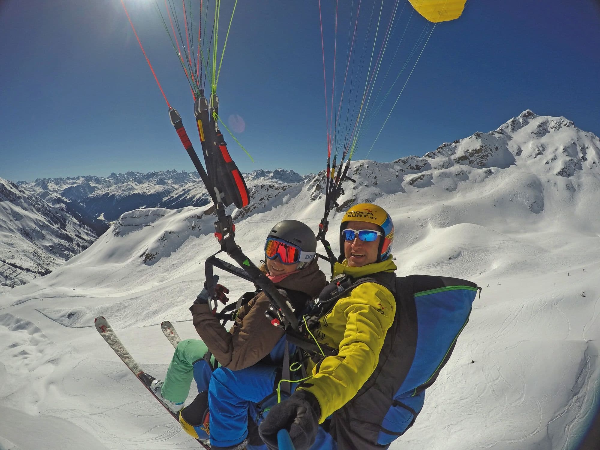 Cross Country Paragliding in Montafon with Kurt Paragleitflüge