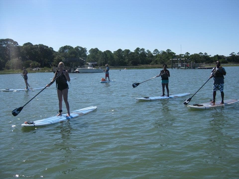 Paddle the Isle of Palms Salt Marsh: 90-Minute SUP Tour from Breach Inlet photo 1
