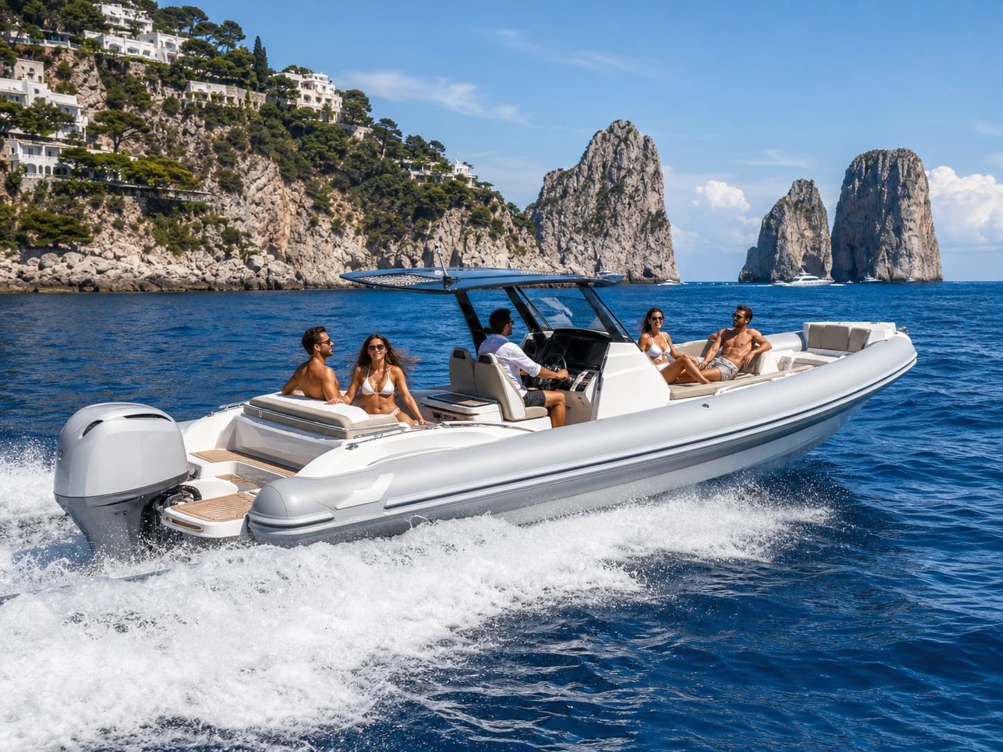 Gommone 300CV Rental in Ischia — High-Speed RIBs for Coastal Exploration photo 1