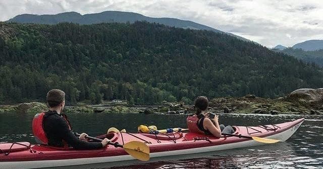 Kayak Adventure at Sechelt Inlet with Egmont Adventure Centre
