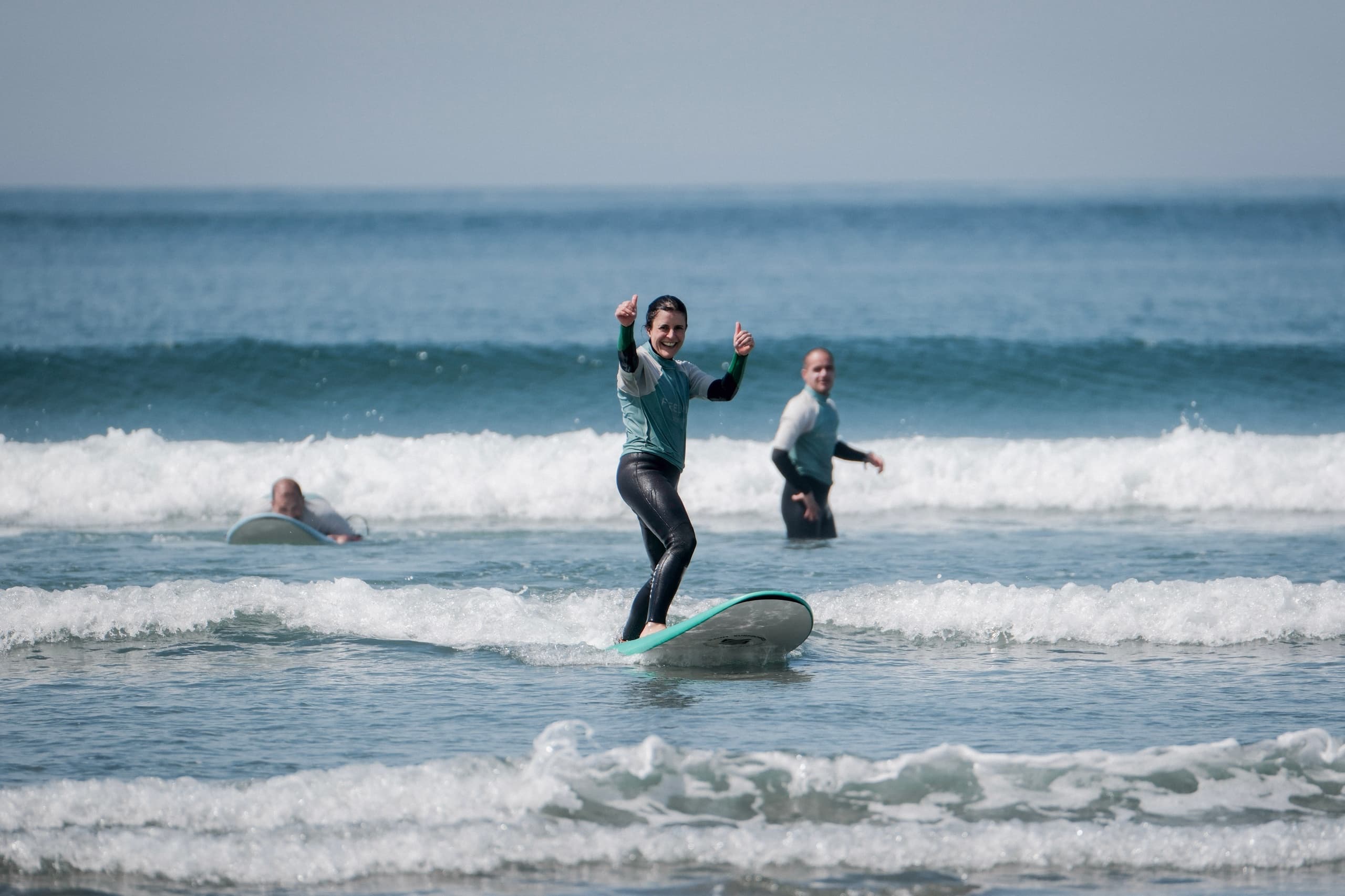 Beginner Surf Lessons at Praia do Cabedelo with Club North by FeelViana