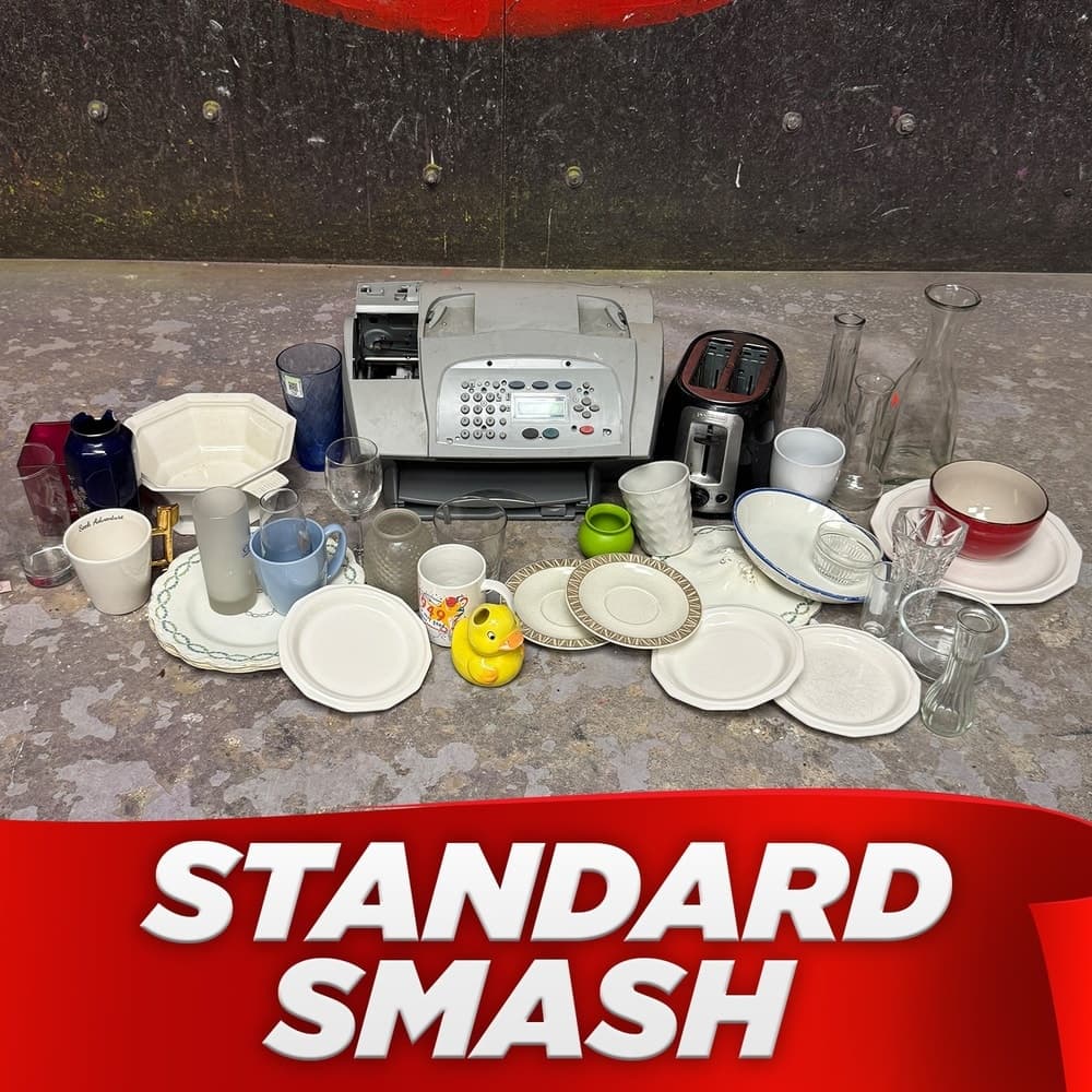 Smash Room Stress Relief: 35-Minute STANDARD SMASH Session at SmashGlendale